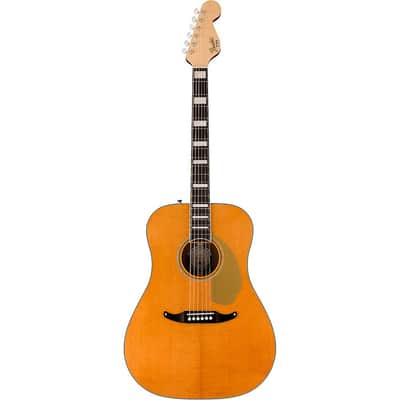 Fender California King Vintage Acoustic-Electric Guitar Regular Aged Natural image 3