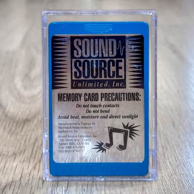 Korg Wavestation // Sound Source Unlimited - WS06 - Hybrid Synthesis // Voice ROM Data Memory Card image 2