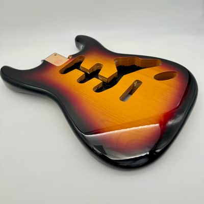 HooDoo Stratocaster Body Alder 3-Tone Sunburst hsb6534 image 4