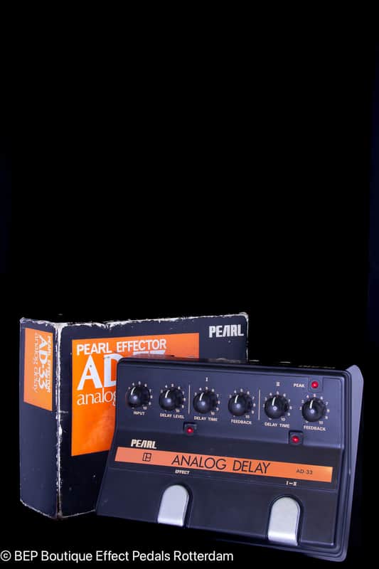 Pearl AD-33 Analog Delay early 80's MN3005 BBD s/n 857007 Japan image 1