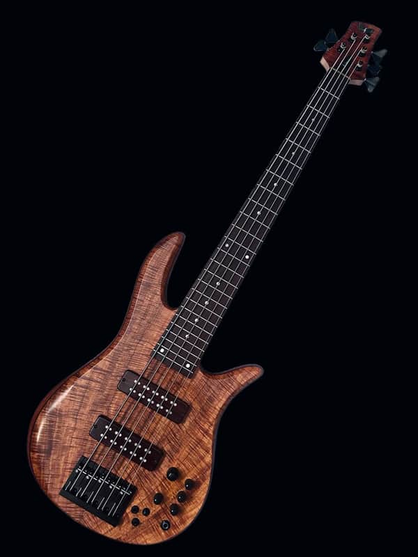 Fodera Monarch 19mm 34” scale 2012 - Koa Acrylic Satin image 1