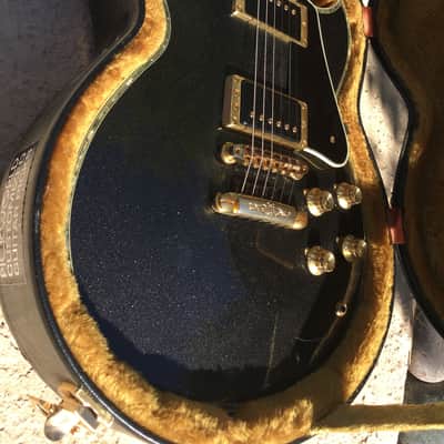 Yamaha SBG3000 SG 3000 Signed by Tito Jackson 1984 Black Sparkle Celebrity Owned image 3