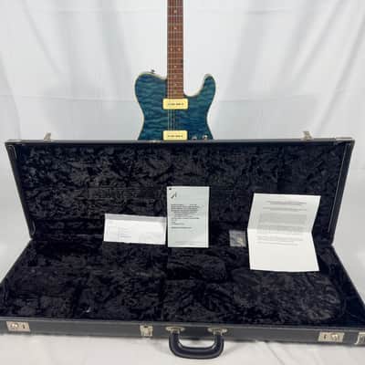 Tom Anderson Guitarworks Hollow Cobra 2000 - Deep Ocean Blue W/ Binding image 22