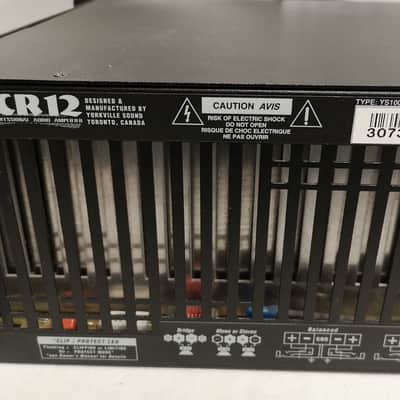 Yorkville CR12 575 Watt Studio Power Amplifier #2371 Good Used Working Condition image 15