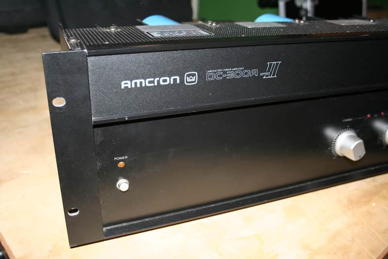 Amcron Crown DC-300A series II power amp for passive spakers studio monitor image 1