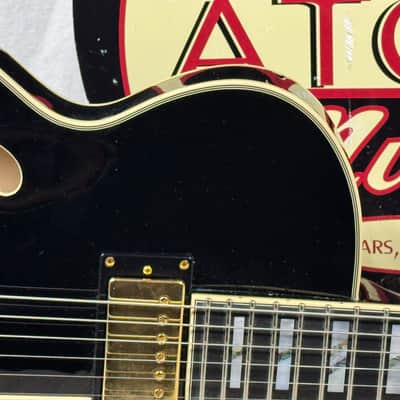 D'Angelico EX-SS Excel SS Singlecut Semi-Hollowbody Guitar with Case 2022 - Black image 4