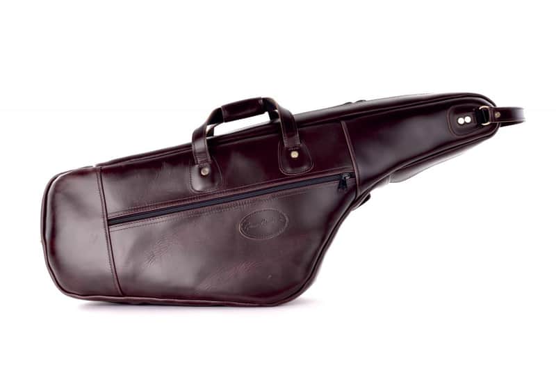 Tenor Sax Gig Bag - Leather - Glenn Cronkhite image 1