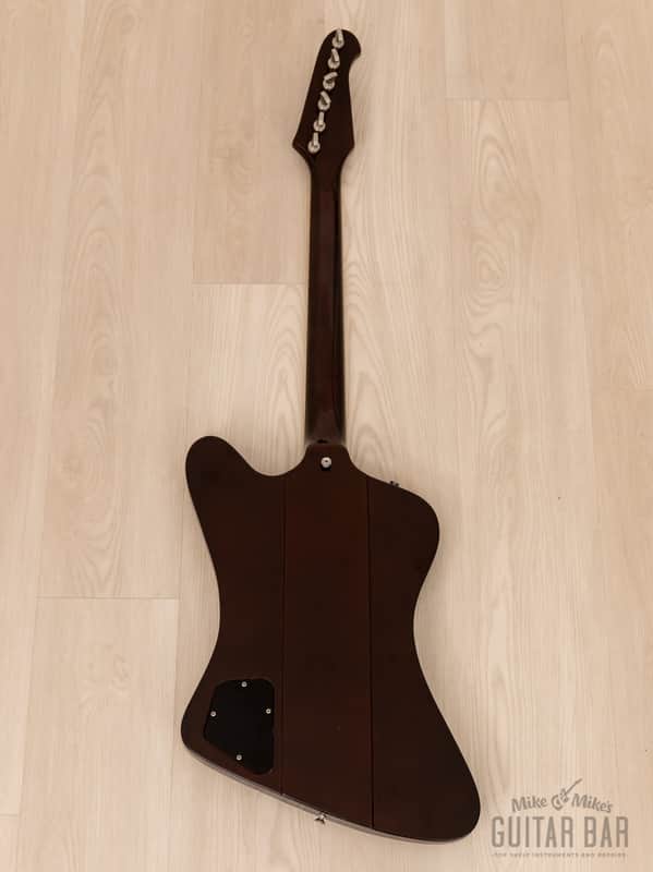 1980s Burny Firebird V Vintage Electric Guitar w/ Banjo Tuners