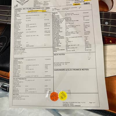 NEW! Fender Custom Shop '60 Jazz Bass DLX - Closet Classic Lacquer Aged White Blonde Finish - 8.9lbs - Ultra RARE! Authorized Dealer - G07630 image 17
