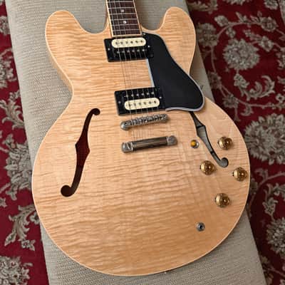 Gibson ES-335 Dot Figured Antique Natural 2004 w/ OHSC - Seymour Duncan Pickups image 1