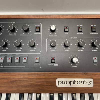 Sequential Prophet-5 61-Key 5-Voice Polyphonic Synthesizer 2020 - Present - Black with Wood Sides image 11