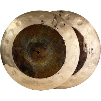 Aqua Tidal 15 in. Hi-Hat Cymbals - Made In Turkey image 4