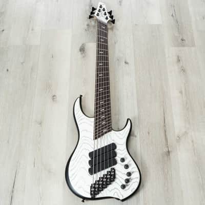 Dingwall Custom Shop Z3 Multi-Scale 6-String Bass White w/Black Ceruse, Jacob Umansky image 3
