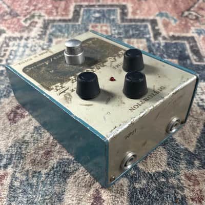 1990s Electro-Harmonix Sovtek Big Muff Pi Civil War Vintage Gray & Blue Russian Fuzz Guitar Effect Pedal! image 4