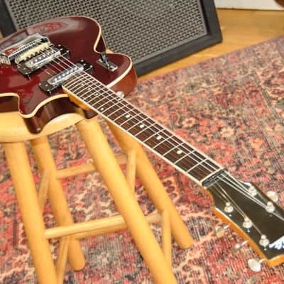 EKO Kiwi Cherry / Made In Italy (Recanati) / Single Cut Les Paul Type / First Generation From 1973 image 3