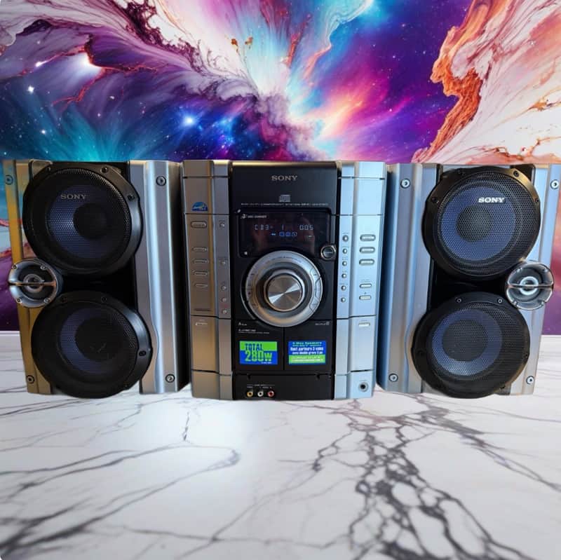 Sony MHC-GX250 Mini Hi-Fi Shelf Stereo System Radio CD Changer EVERYTHING WORKS! image 1