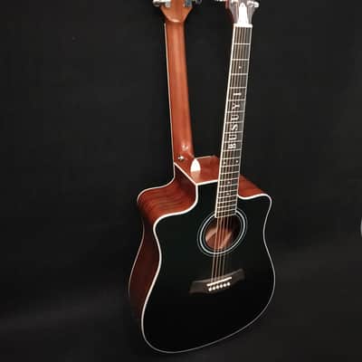 12 String / 6 String Acoustic Electric, Double Sided Busuyi Guitar Onboard Tuner... image 1