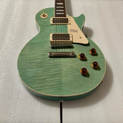 Gibson Custom Shop Les Paul Standard PSL in rare Translucent Mint Green (rare & unplayed) image 3