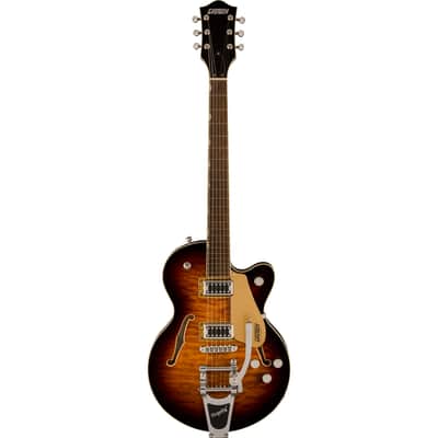 Gretsch G5655T-QM Electromatic Center Block Jr. Single-Cut Quilted Maple w/Bigsby Sweet Tea image 1