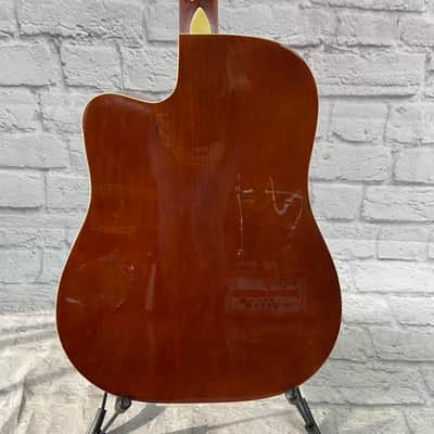 New York Pro NY-977C Acoustic Guitar with cutaway - 3-Color Sunburst image 6
