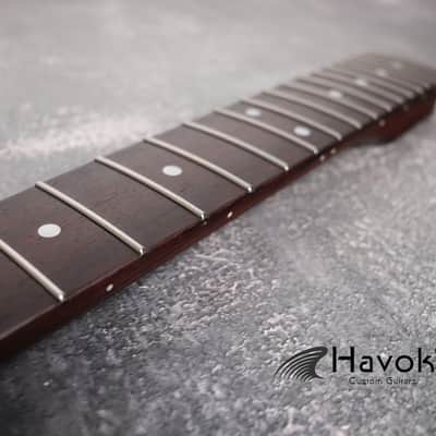 S Style Rosewood Neck Stainless Steel Frets Flame Maple Stripe, S Type 22 Frets Guitar Replacement And Gadget image 10
