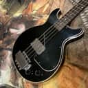 THE DEMON 👹🦇! 2023 Gibson Custom Shop Limited Edition Gene Simmons Signature EB-0 Reissue Ebony Electric Bass Guitar KISS Chrome Black White Binding Short Scale 30.5” SG Doublecut Body Les Paul Junior Special Grover String Through Ace Frehley Stanley