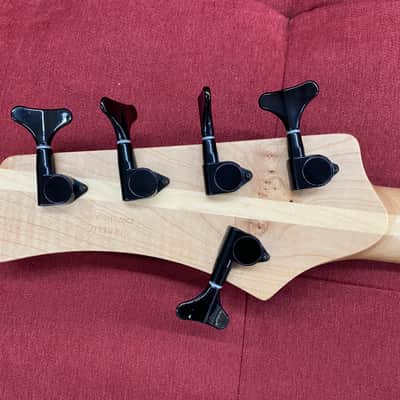 Matthieu Combe Alys-5 5-String Bass, Birdseye Maple Neck - Black w/ Agular Pickups image 20