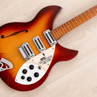 1987 Rickenbacker 1998PT Pete Townshend Signature Rose Morris Model Fireglo w/ Case, 1 of 250 image 1