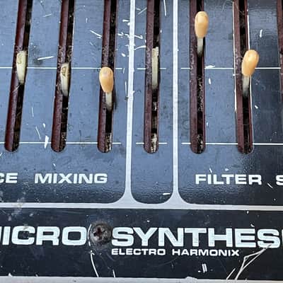 Vintage Electro-Harmonix Micro Synthesizer 1979 - 1984 - Black For Parts Or Repair image 3