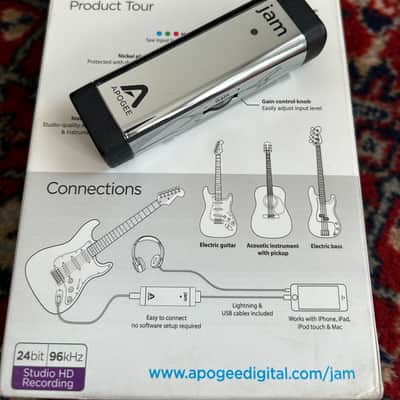 Apogee Jam 96K USB Guitar Interface 2010s Silver / Black image 3