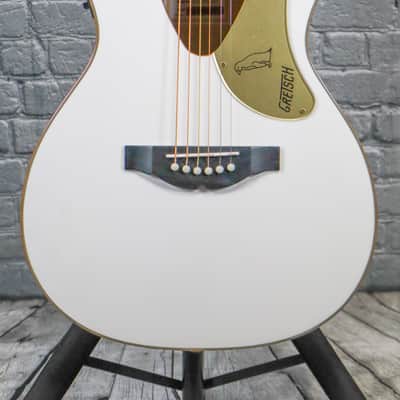 Gretsch G5021WPE Rancher Penguin Parlor Acoustic/Electric Guitar with Fishman Pickup System 2017 - White image 2