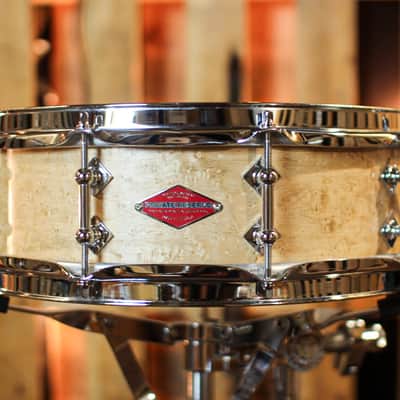 Craviotto 4.5x14 Private Reserve Figured Birdseye Maple Satin Oil Snare Drum image 1