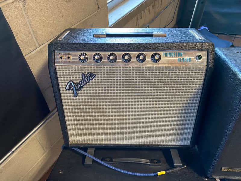 Fender Princeton Reverb 15-Watt 1x10" Guitar Combo 1970 - 1976 - Silverface image 1