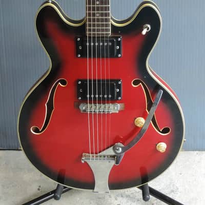 Tempo ES-335 style 1970's 2 Color Sunburst image 3