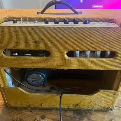 Fender Custom Shop '57 Twin Tweed Low Power 5E8-A Circuit 2x12 Tube Amp Relic image 3