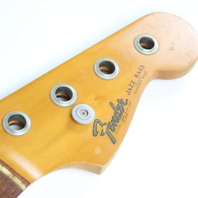 1965 Vintage Fender Jazz Bass Maple/Rosewood NECK L-Series USA 1960s Pre-CBS image 12