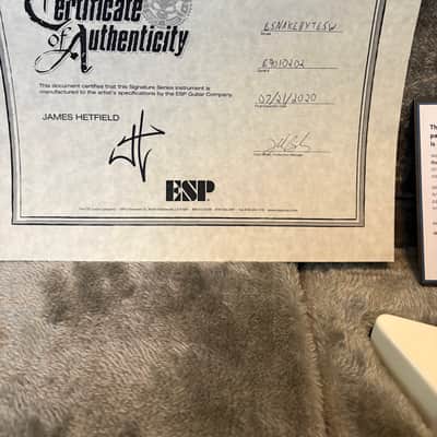 ESP James Hetfield Snakebyte 2020 - Snow White image 11
