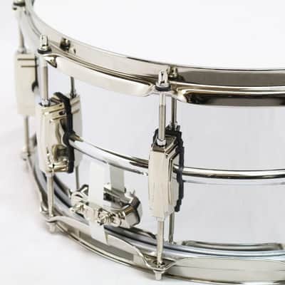 Ludwig LB402BN [Super Ludwig COB (Chrome Over Brass) Snare Drum 14 x 6.5] image 4