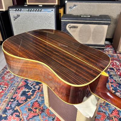 1979 Morris D28 Style X-Braced Dreadnought Model WE-40 Shadow Pickup image 19