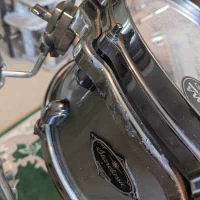 TAMA STARCLASSIC PERFORMER 6 PIECE HYPERDRIVE BIRCH / BUBINGA DRUM KIT MIDNIGHT SILVER MIST image 12
