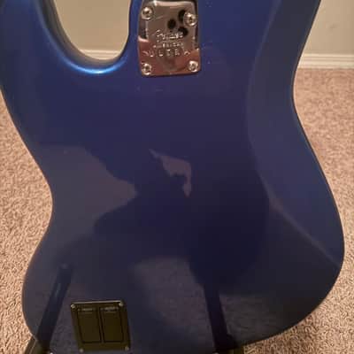 Fender American Ultra Jazz Bass with Maple Fretboard 2019 - Present - Cobra Blue image 4