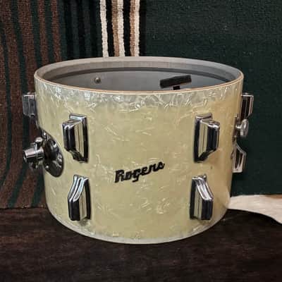 Rogers Kit Holiday 1960s 20, 12, 14 White Marine Pearl image 4
