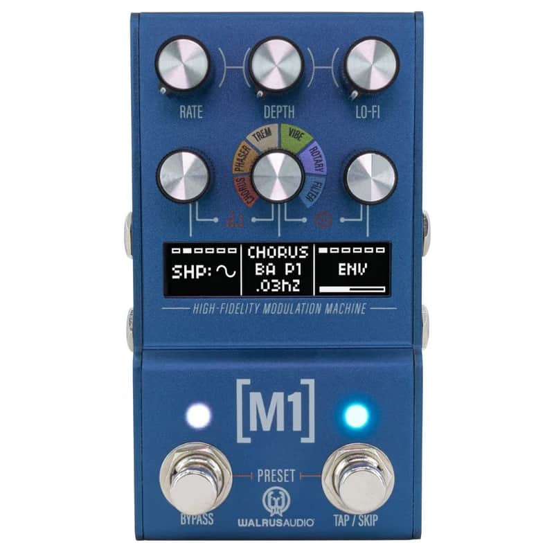 New Walrus Audio MAKO Series MKII M1 High-Fidelity Modulation Guitar Effects Pedal image 1