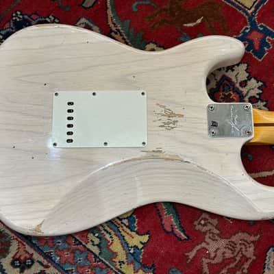 Fender Custom Shop '57 Relic Stratocaster 2022 Aged White Blonde image 12