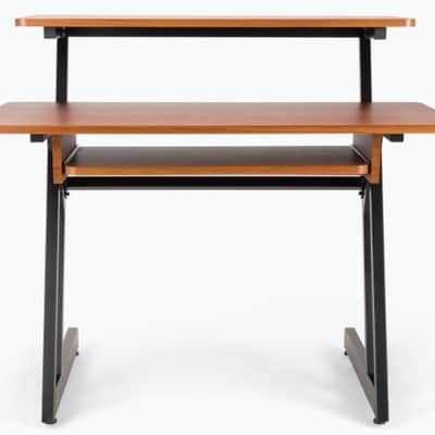 On-Stage WS7500RB Workstation Desk w/Keyboard Tray for Computer/Controller/Mixer image 4