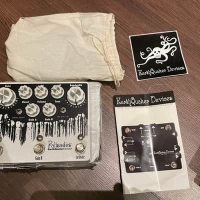 EarthQuaker Devices Palisades Mega Ultimate Overdrive V2 Limited Edition 2017 - Present - Black Texture / White Print image 5