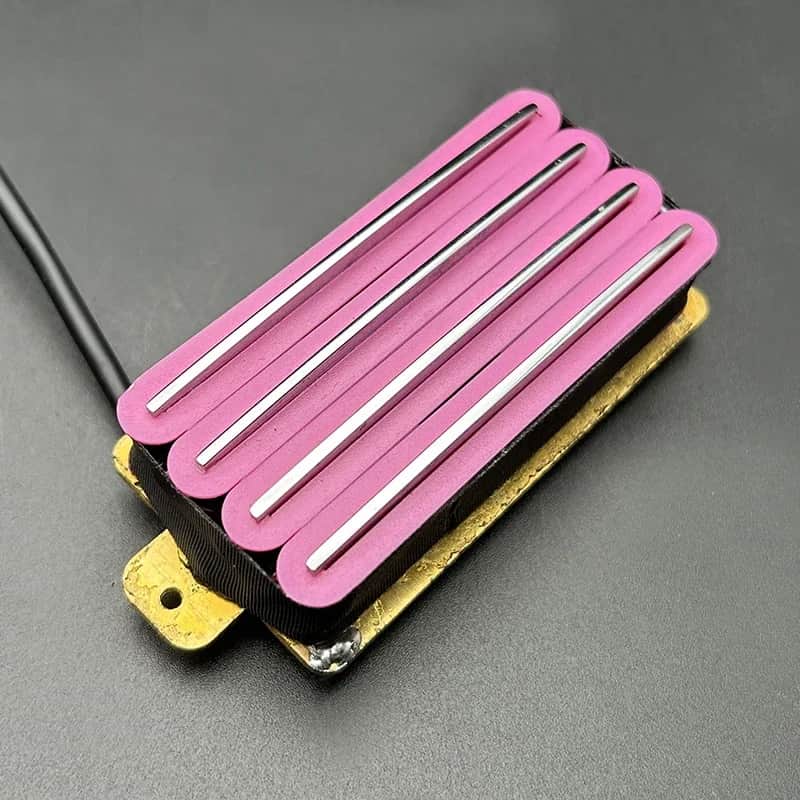 Dual Blades Guitar Humbucker Pickup in Pink image 1