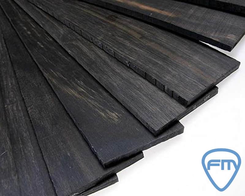 Ebony Fingerboard for BASS Guitar - Luthier Tonewood image 1