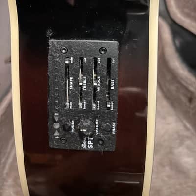 Ibanez AEF18LE 2012 Left-Handed Acoustic-Electric w/ Hard Case - Dark Violin Sunburst image 5