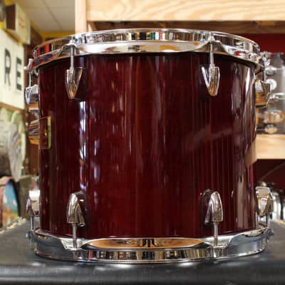 1990s Yamaha 10x12 Maple Custom Absolute Tom in Cherry Lacquer image 3